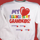 My Heart Belongs To Personalized Sweatshirt